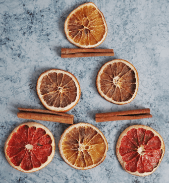 Orangen und Zimt