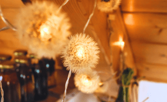 Pusteblumen Lichterkette