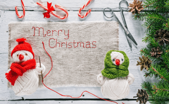 Sticken zu Weihnachten