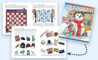 Quizheft Winteredition und Innenseiten