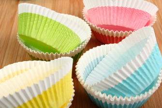 Muffinförmchen für ein DIY