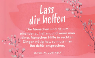 Text Lass dir helfen