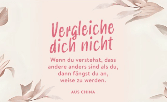 Vergleiche dich nicht Text