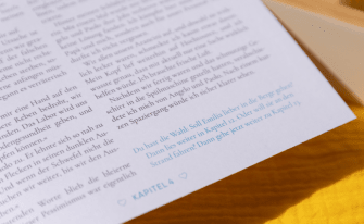 Textausschnitt aus dem Romance buch