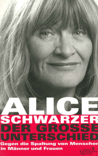 Alice Schwarzer - der grosse Unterschied - Buch-Cover 2D