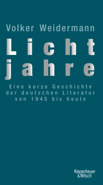 Volker Weidermann - Lichtjahre - Buch-Cover 2D