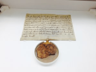 Urkunde aus dem Jahr 1247