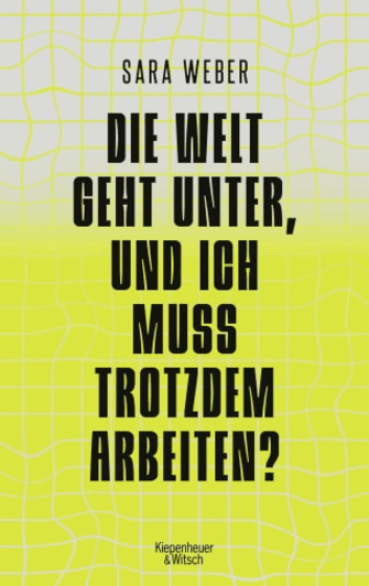 Cover Sara Weber Die Welt geht unter, und ich muss trotzdem arbeiten?