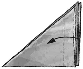 Faltanleitung Origami-Fuchs Schritt 4
