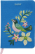 Produktbild von Taschenkalender A6 2027: Vogel und Blüten, bestickt, blau