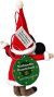 Zusatzmaterial 4036442015162 U4 von Weihnachtswunderland, Dekofigur »Rock ’n’ Roll Santa«