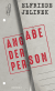 Buchcover von Angabe der Person von Elfriede Jelinek