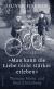 Buchcover von «Man kann die Liebe nicht stärker erleben»: Thomas Mann und Paul Ehrenberg von Oliver Fischer