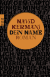 Buchcover von Dein Name von Navid Kermani