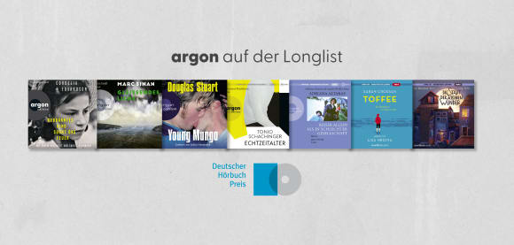 argon-Titel auf der Longlist für den Deutschen Hörbuchpreis 2024