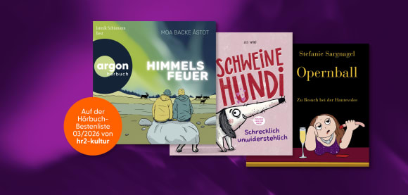 Drei argon-Titel auf der hr2-Hörbuchbestenliste im März 2026