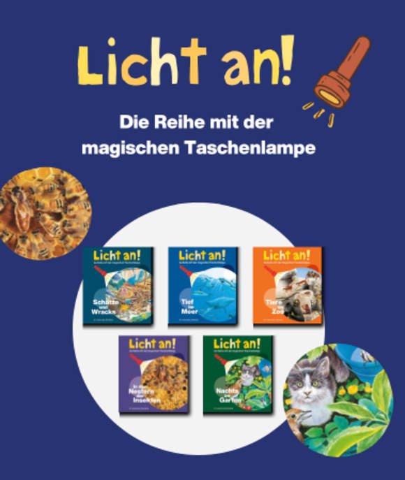 Licht an Banner hochkant