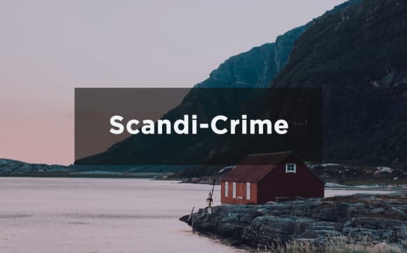 Bild mit skandinavischen Hintergrund