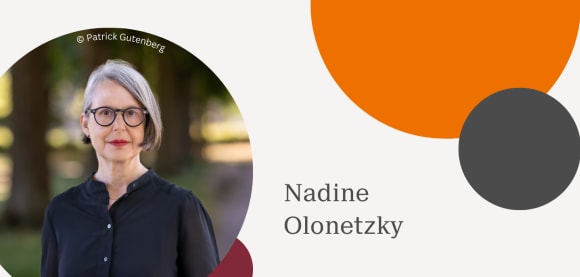 Zur literarischen Auszeichnung der Stadt Zürich an Nadine Olonetzky