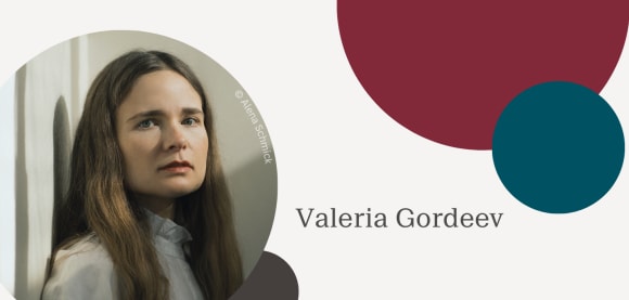 Valeria Gordeev ist für den ZDF-»aspekte«-Literaturpreis nominiert