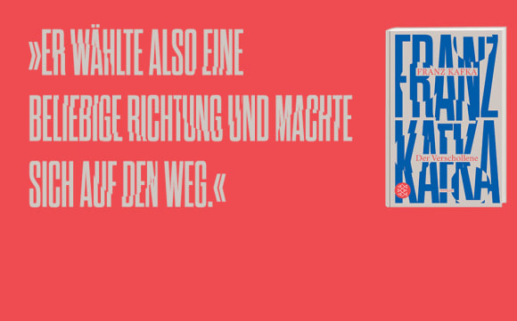 Kafka Banner »Der Verschollene«