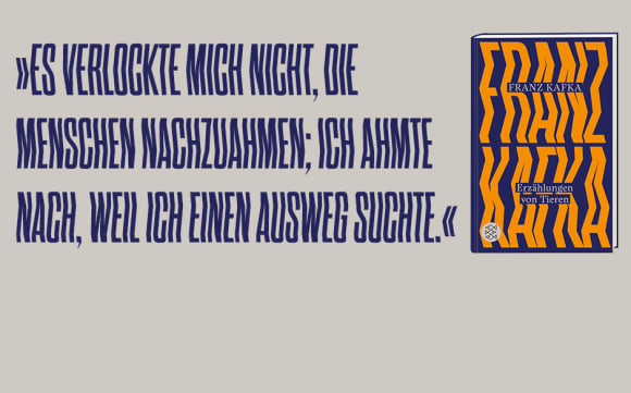 Kafka Banner »Erzählungen von Tieren« 