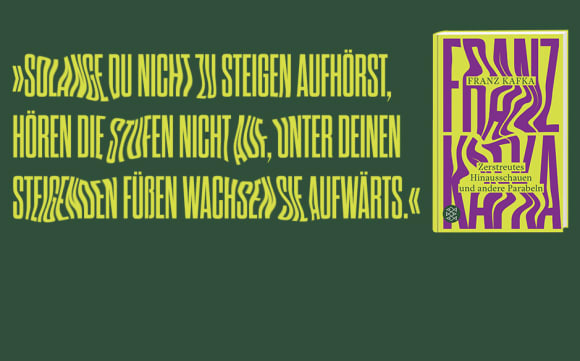Kafka Banner »Zerstreutes Hinausschauen....«