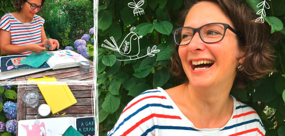 Portraits der Illustratorin Inga Knopp-Kilpert