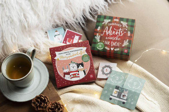 Adventskalender-Zettelbox Mein liebstes Wintergemüse ist die Marzipankartoffel