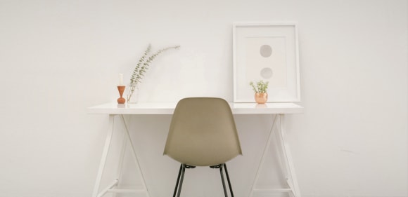 stylischer Arbeitsplatz