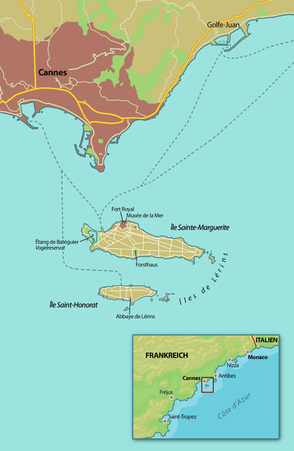 Die Karte zu »Stürmische Côte d’Azur«