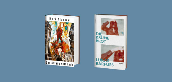 Zwei Bücher sind abgebildet. Das Linke Buch zeigt das Cover des Titels