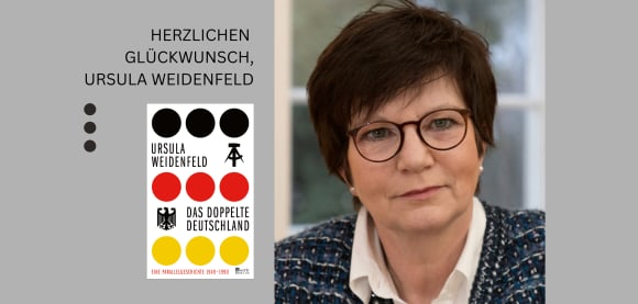 Herzlichen Glückwunsch, Ursula Weidenfeld