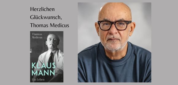 «Klaus Mann» von Thomas Medicus auf Platz 9 der Sachbuch-Bestenliste im Mai