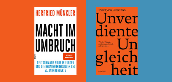 Herfried Münkler und Martyna Linartas stehen auf der Sachbuch-Bestenliste im Mai