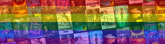 Banner Science-Fiction-Romane mit queeren Protagonist*innen