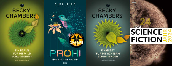 Cover der vier Bücher