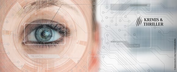 Bildausschnitt eines Porträts mit Fokus auf einem Auge