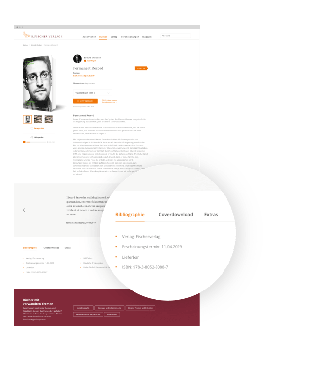 Handel und Buchhandel S. Fischer Verlage