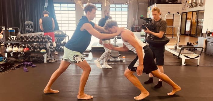 Die Wagner Brüder beim Training