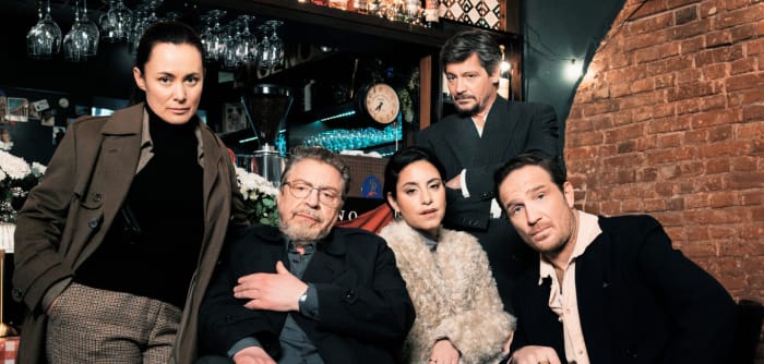 «Nachtschicht-Sterben verboten»: beim Drehbeginn v.l.: Tülay Yildirim (İdil Üner), Erichsen (Armin Rohde), Zora Hagopian (Almila Bagriacik), Anton Trenker (Fritz Karl), Angelo Amtmann (Frederick Lau).