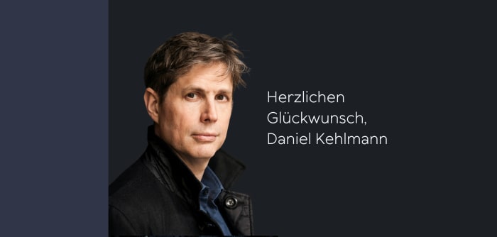 Daniel Kehlmann erhält den Börne-Preis 2024