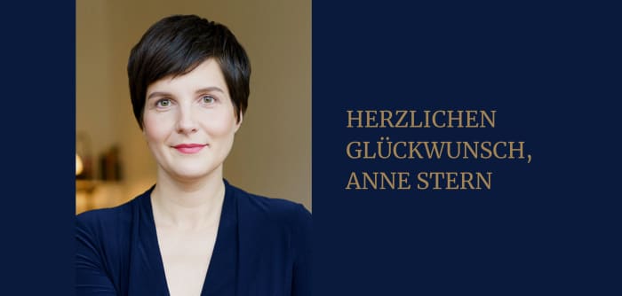 Anne Stern erhält den DELIA-Literaturpreis 2024