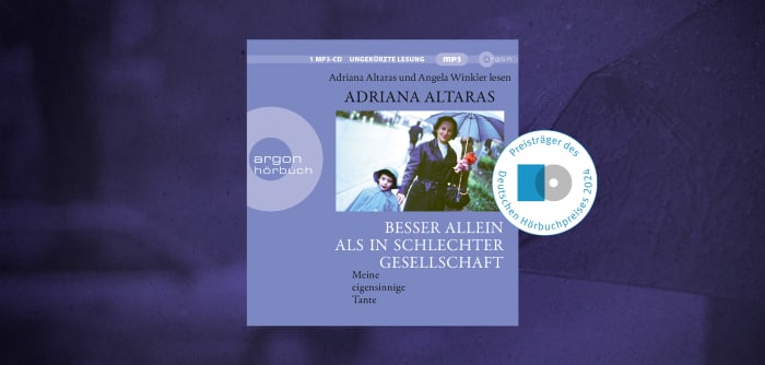Adriana Altaras und Angela Winkler enthalten den Deutschen Hörbuchpreis 2024