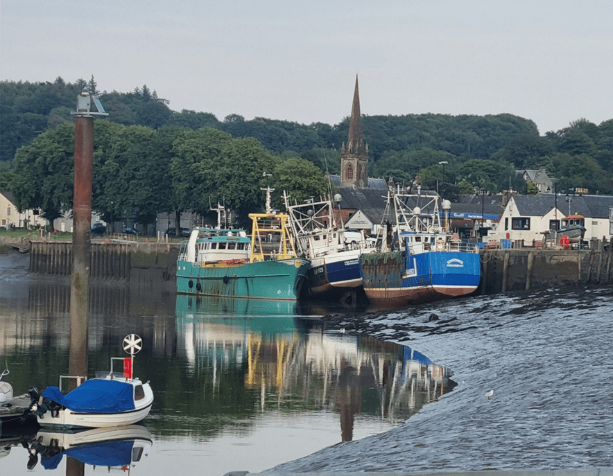 Das Vorbild für Swinton-on-Sea: Wigtown in Schottland