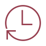 Icon Uhr im Uhrzeigersinn