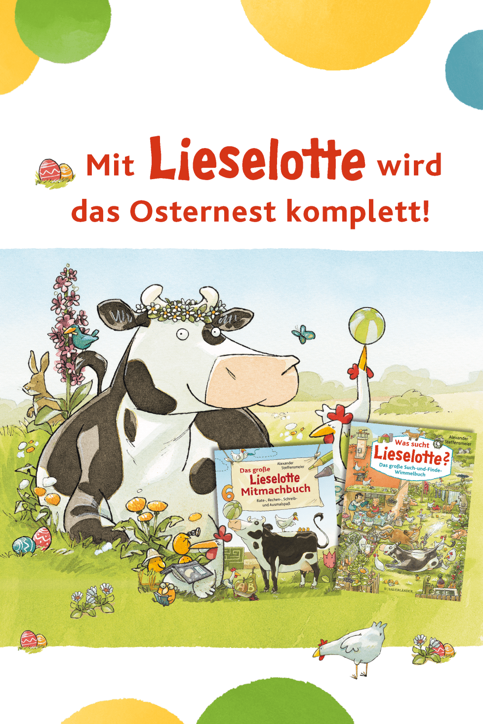Mit Lieselotte wird das Osternest komplett