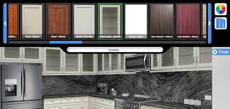 As you can see from the screenshot above, you can quicken the style procedure by picking from a range of default kitchen layouts
