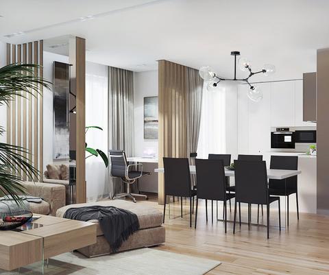 Rhome_brass_installed Triton sputnik light fixture Rhome_installed Triton sputnik light fixture