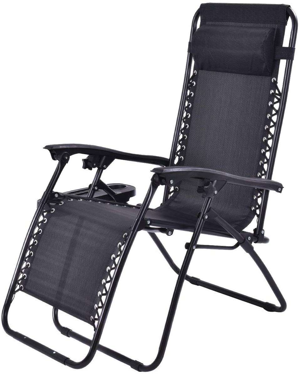 Best Lounge Chair: 2 pcs Folding Lounge Chair with Zero Gravit